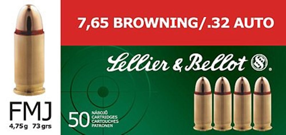 S&B 32 Auto FMJ 73 g